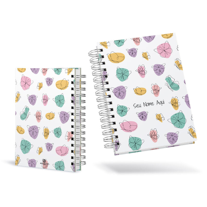 Planner Permanente Personalizado Borboleta Traço