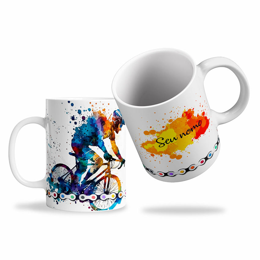 Caneca Personalizada Bike Colors