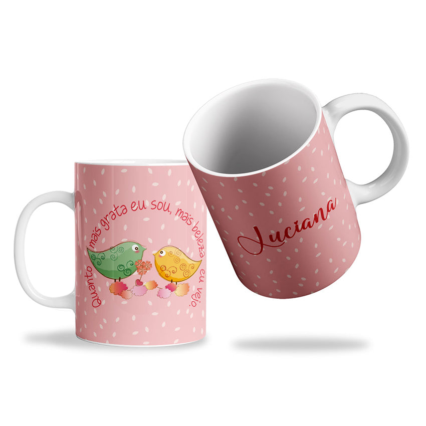 Caneca Personalizada Pássaros