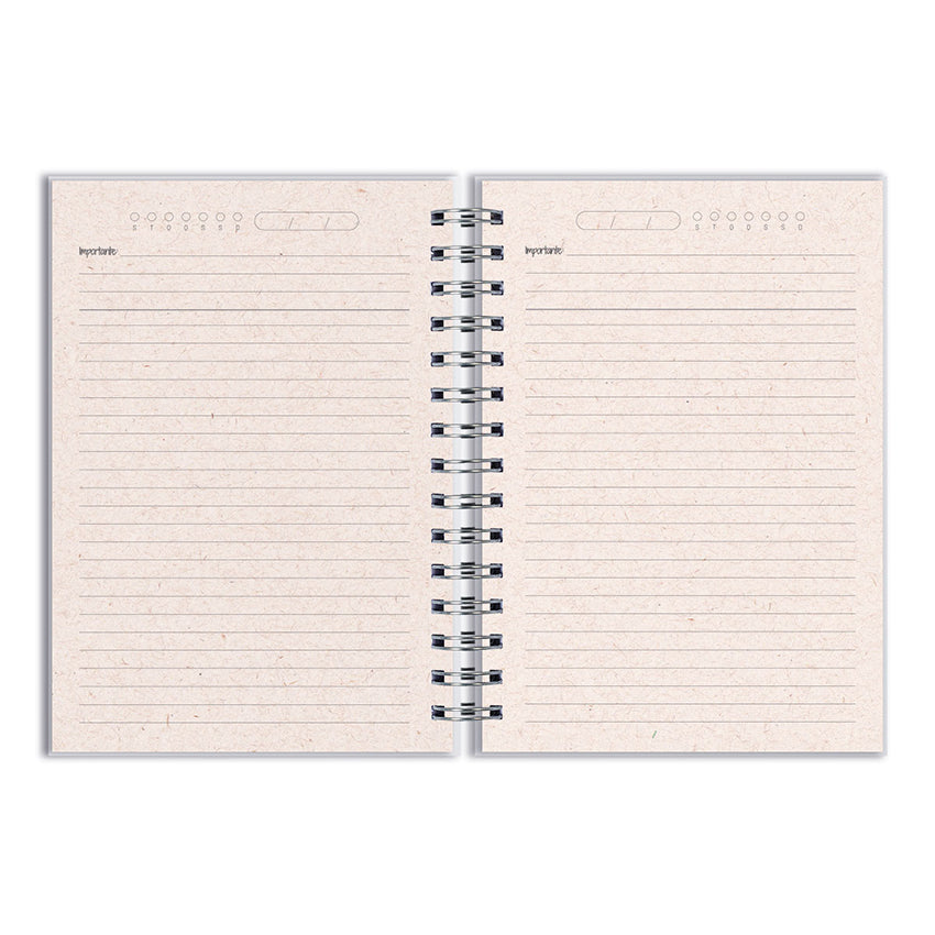 Caderno Kraft Personalizado - Selo Orquideas