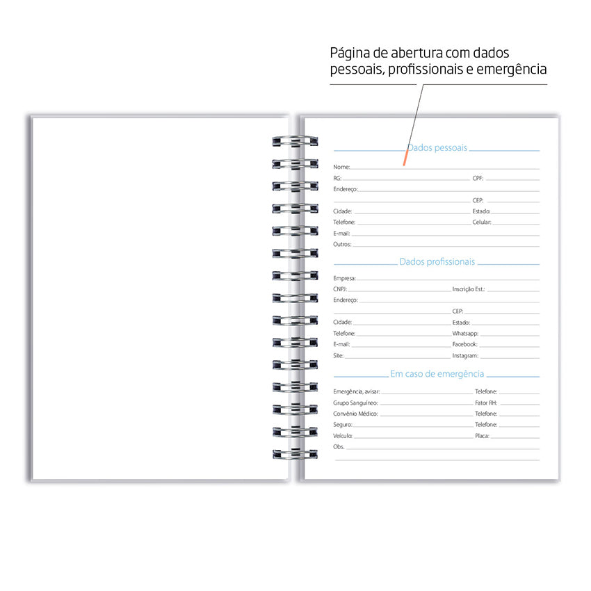 Caderno Personalizado - Borboleta Azul