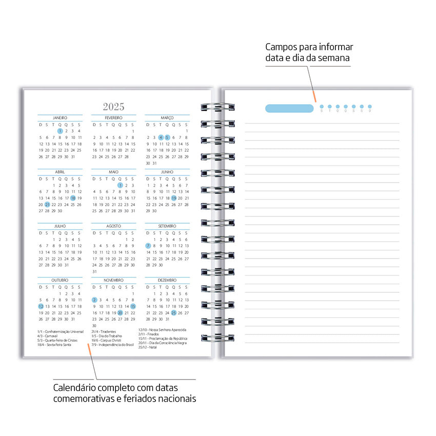 Caderno Personalizado - Borboleta Azul