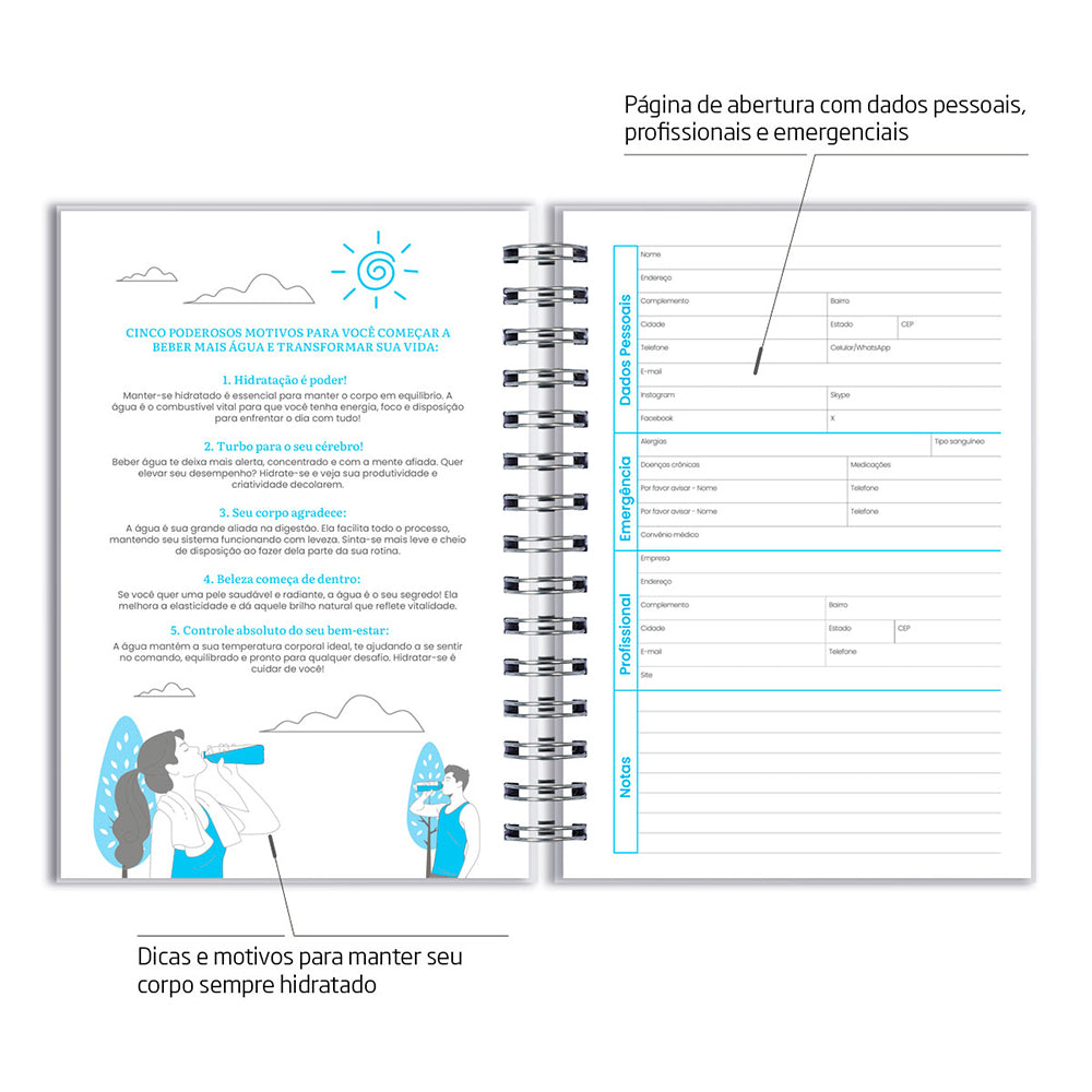 Agenda 2026 Personalizada drops