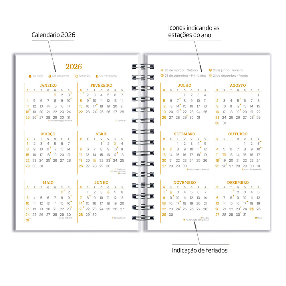 Agenda 2026 Personalizada Good Vibes