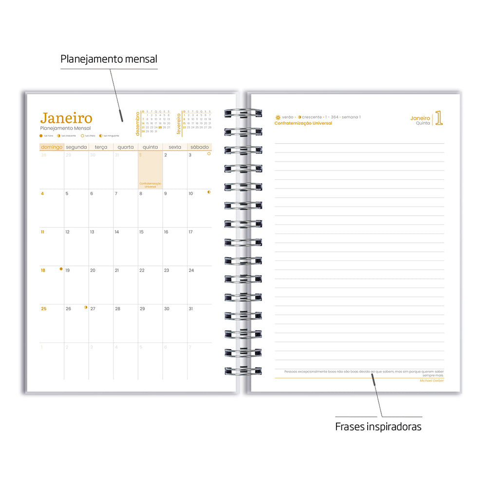 Agenda 2026 Personalizada Good Vibes
