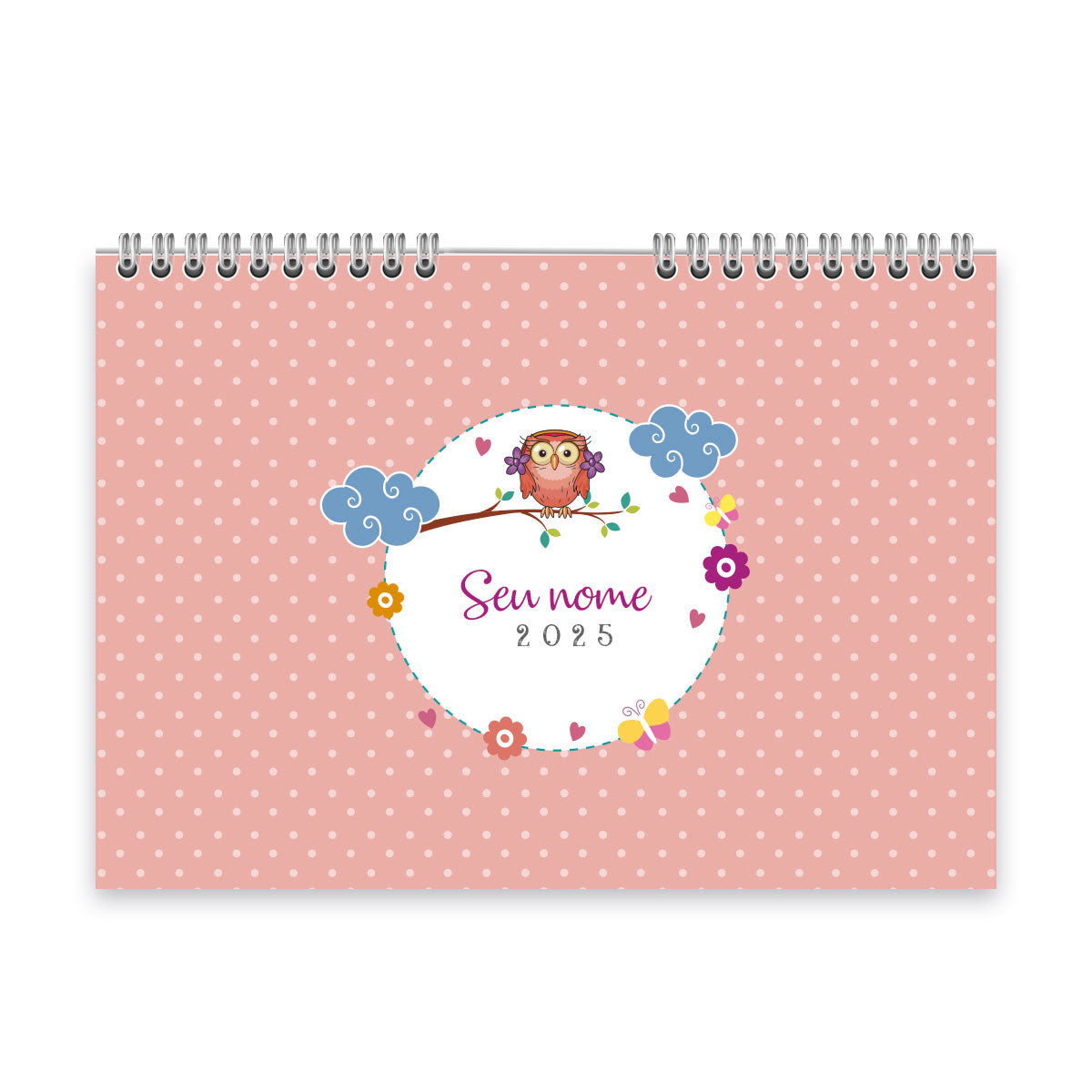 Desk Planner Mensal Personalizado