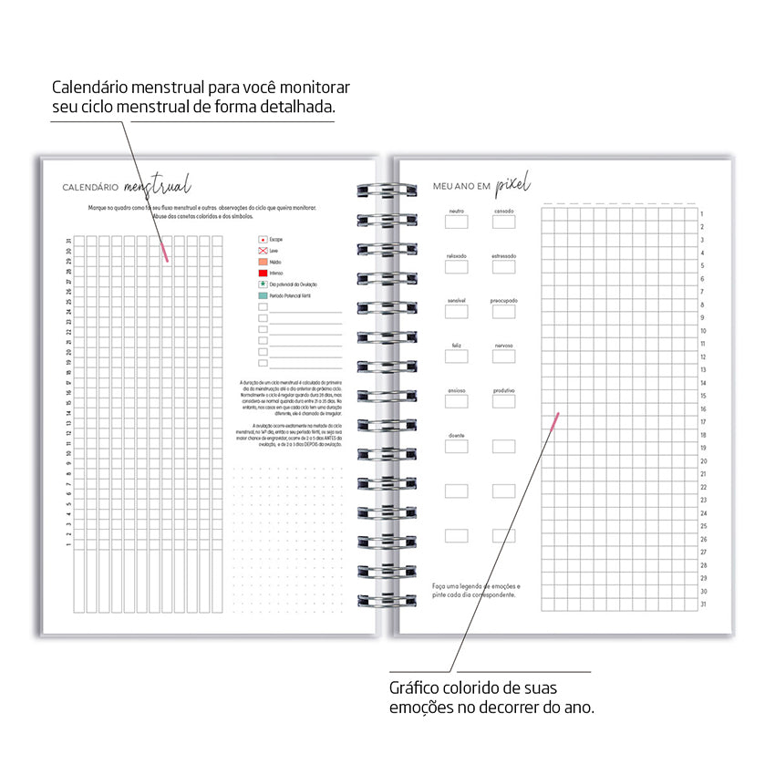 Planner Permanente Green Foliage