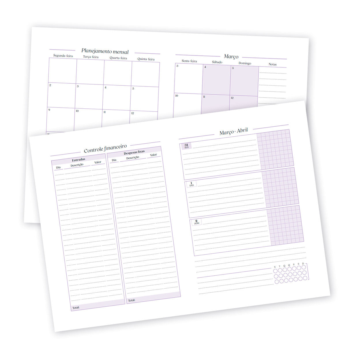 Planner do Professor Personalizado Trimestral
