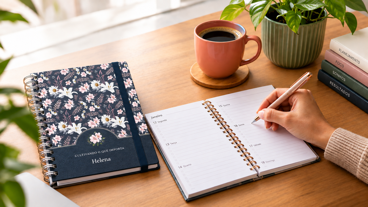 Agenda ou planner 2027: qual escolher para sua rotina?