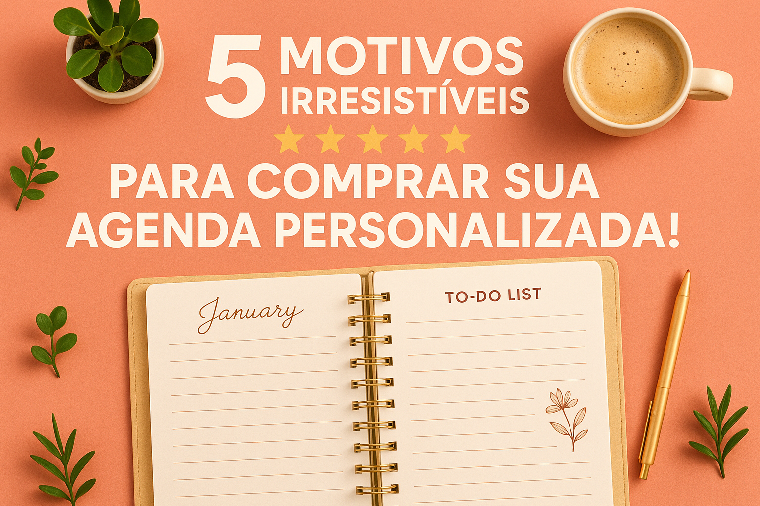 5 Motivos Irresistíveis para Comprar sua Agenda Personalizada!