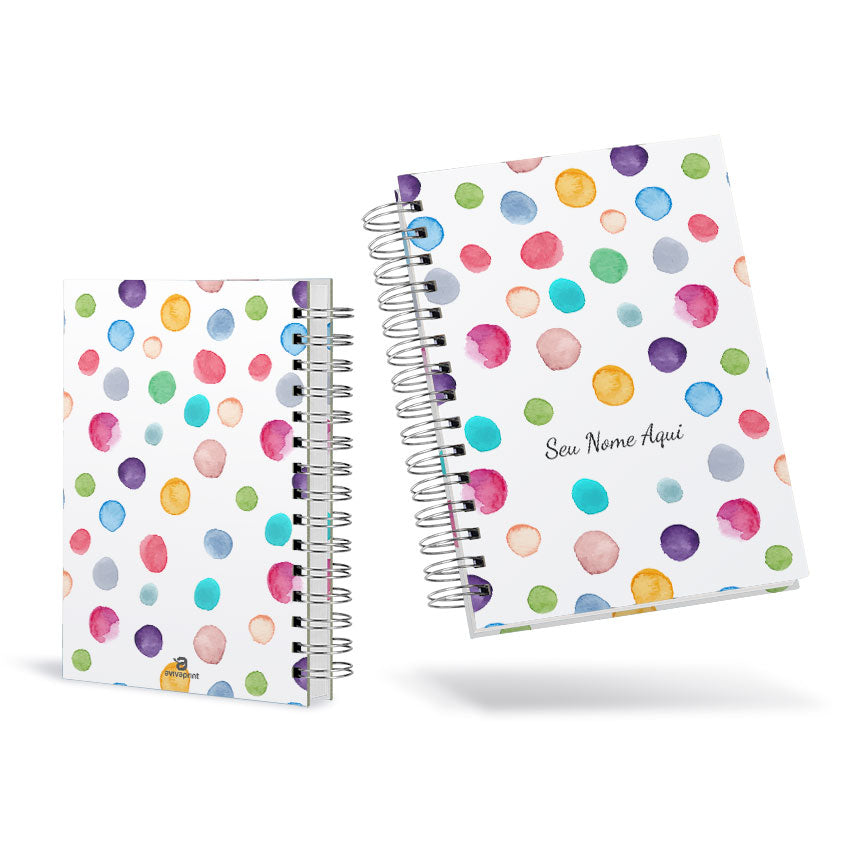 Planner Semanal Personalizado Poá Colors
