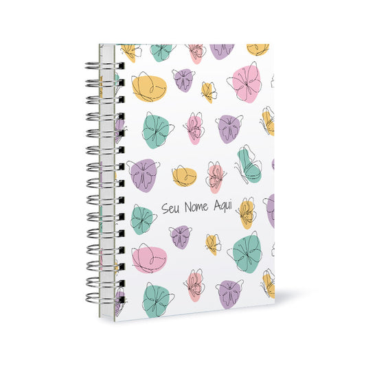 Planner Permanente Personalizado Borboleta Traço