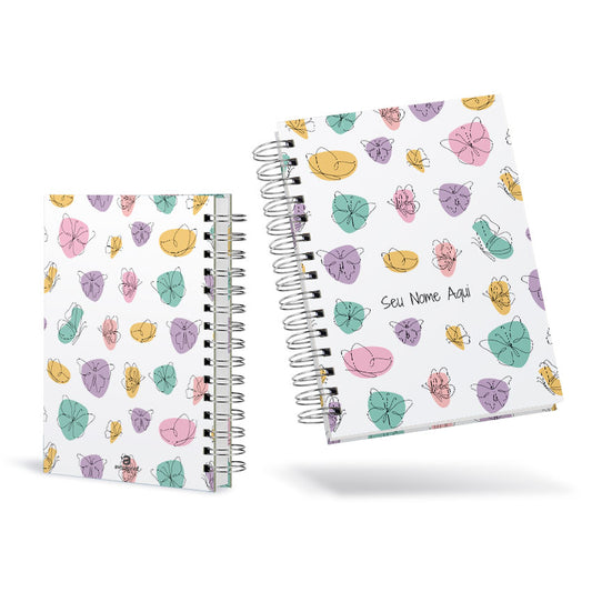 Planner Permanente Personalizado Borboleta Traço
