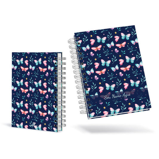Caderno Personalizado - Borboleta Azul
