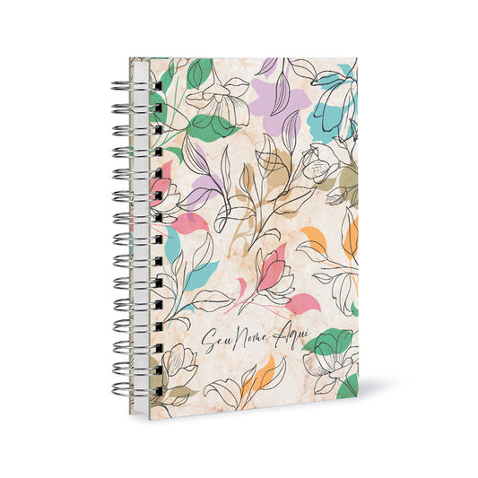 Planner Permanente Personalizado Folhas Traço