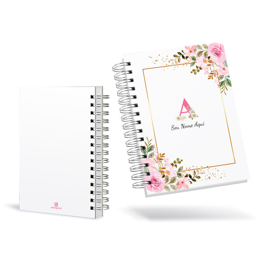 Agenda 2026 Personalizada Flores Rosa