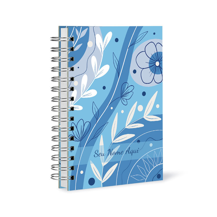 Planner Semanal Personalizado Blue Foliage