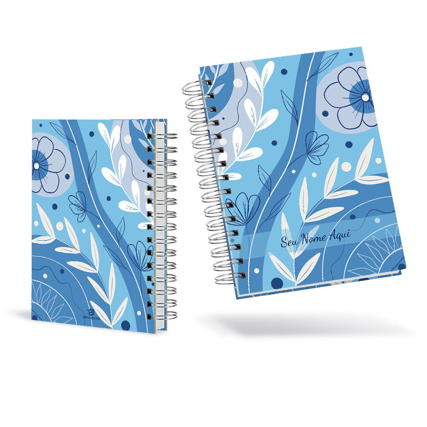 Planner Semanal Personalizado Blue Foliage