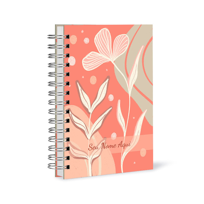 Planner Semanal Personalizado Coral Foliage