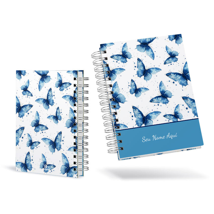 Agenda 2026 Personalizada Borboletas Azul