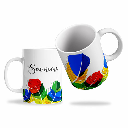 Caneca Personalizada Penas