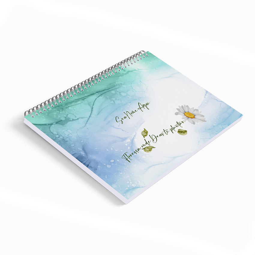 Desk Planner Semanal Brisa Azul Personalizado
