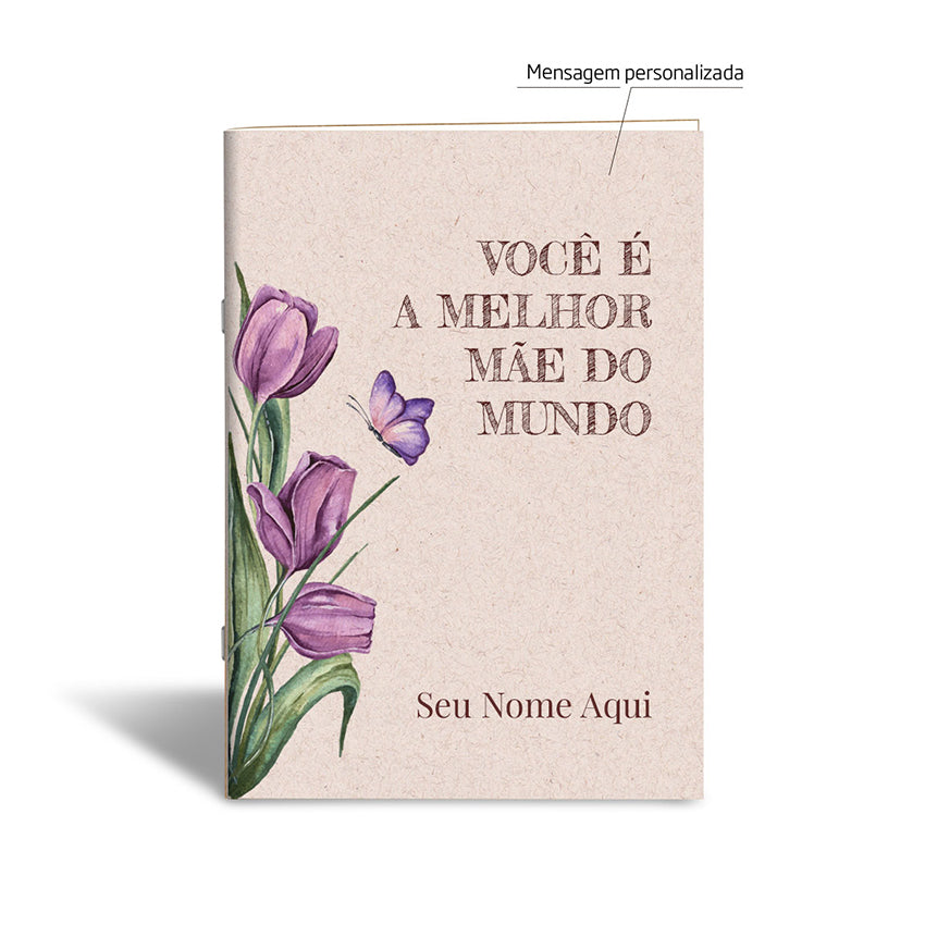 Caderno de Anotações Personalizado - Mãe