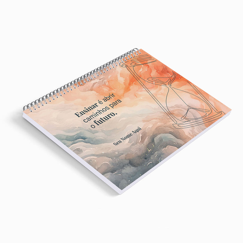 Desk Planner Semanal Terracota Personalizado