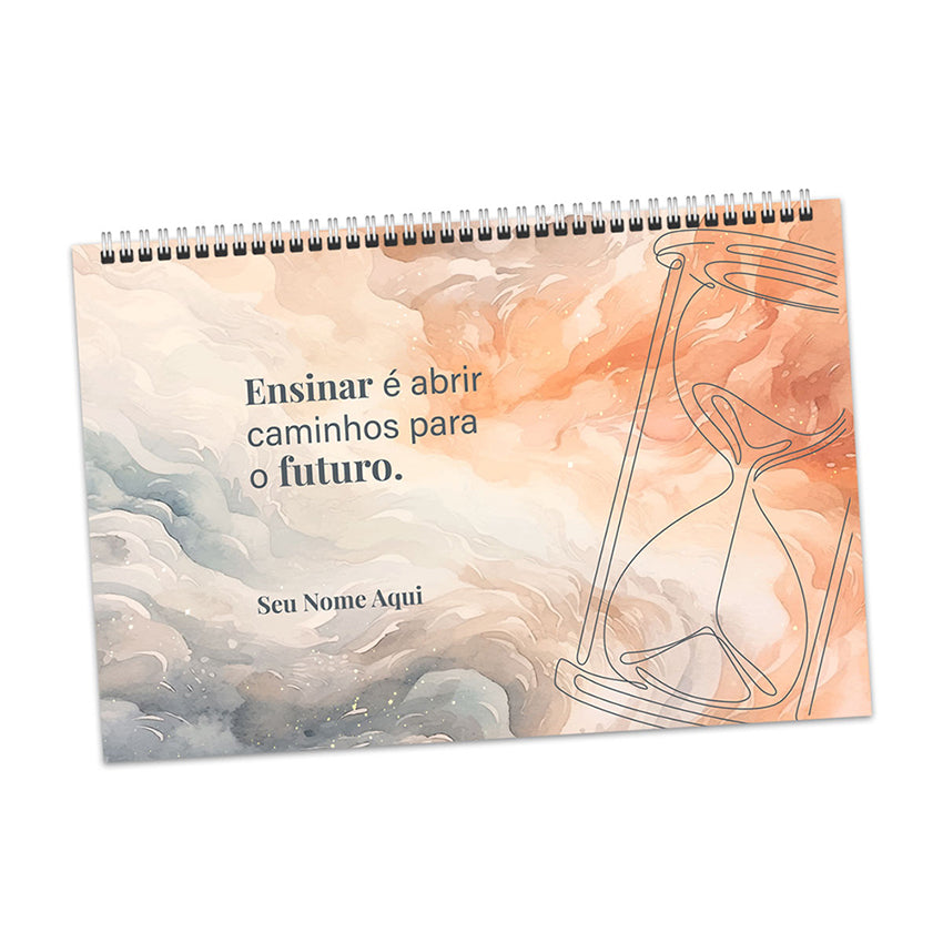 Desk Planner Semanal Terracota Personalizado
