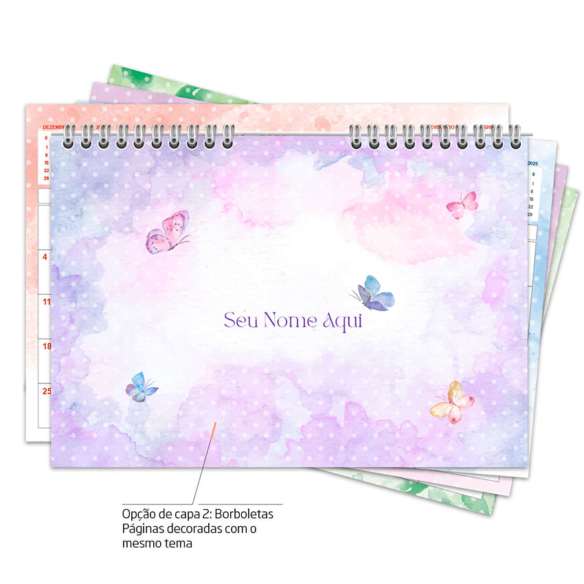 Desk Planner Mensal Personalizado