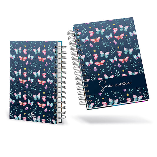 Caderno Personalizado - Borboleta Azul
