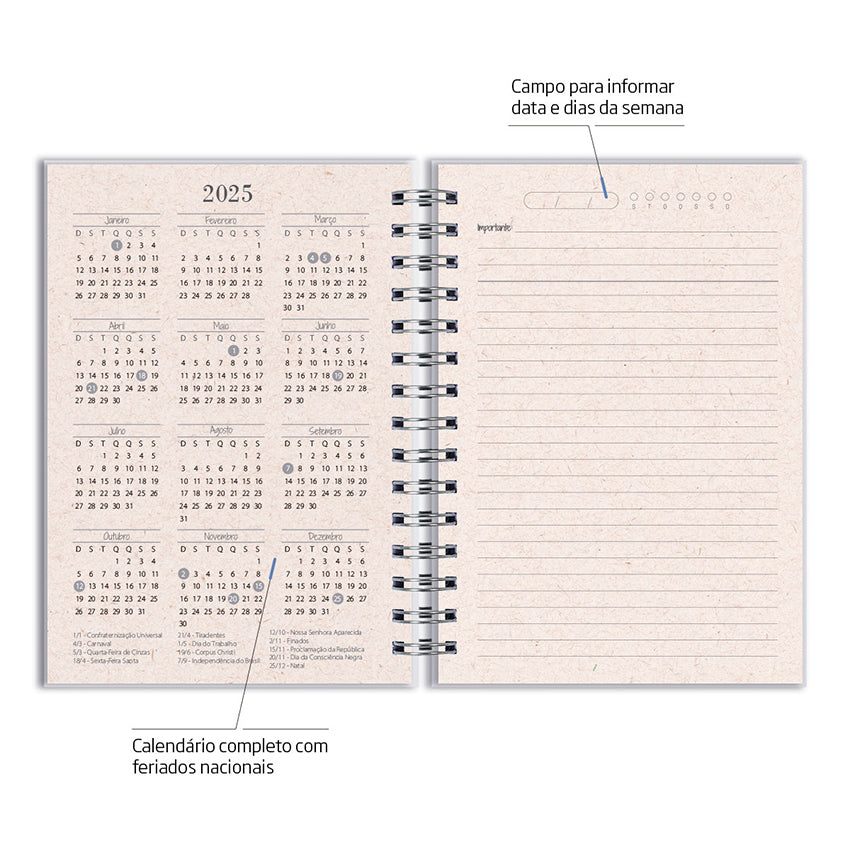 Caderno Kraft Personalizado - Selo Girasol