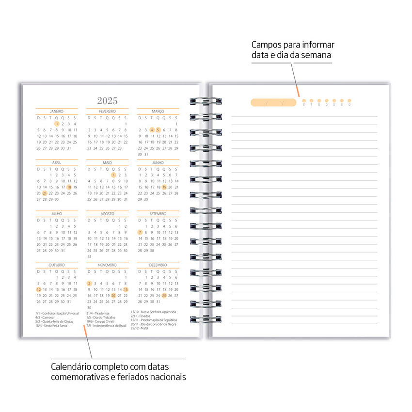 Caderno Personalizado - Pássaros Frase