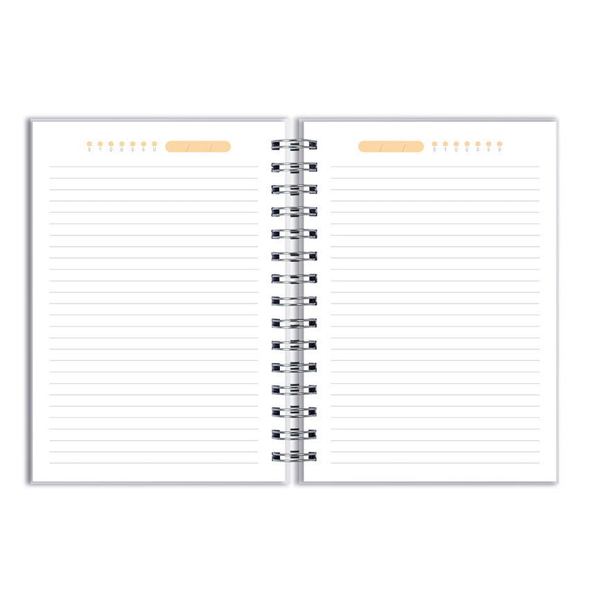 Caderno Personalizado - Margaridas Frase