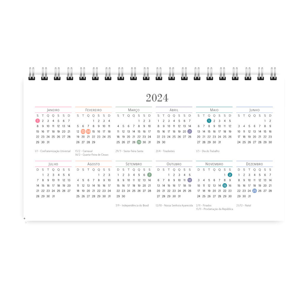 Desk Planner Personalizado