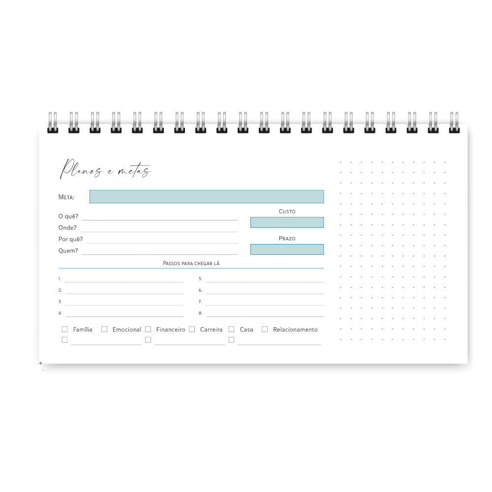 Desk Planner Personalizado