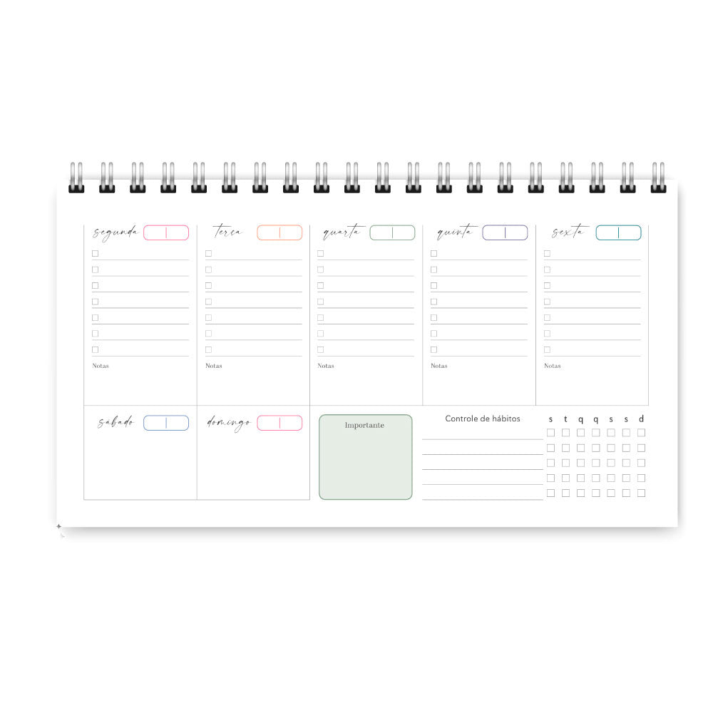 Desk Planner Personalizado
