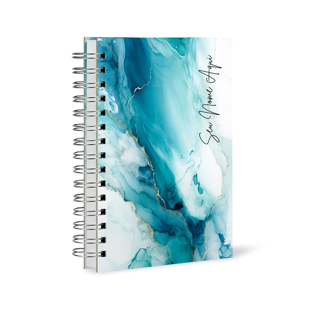 Agenda 2026 Personalizada Mármore Blue