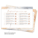 Desk Planner Mensal Terracota Personalizado