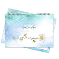 Desk Planner Mensal Brisa Azul Personalizado