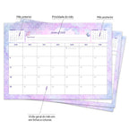 Desk Planner Mensal Encanto Personalizado