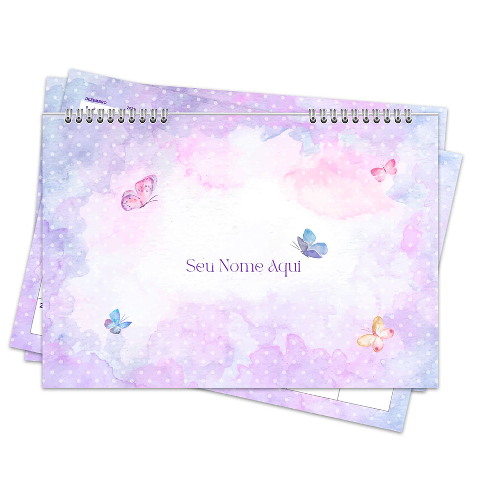 Desk Planner Mensal Encanto Personalizado
