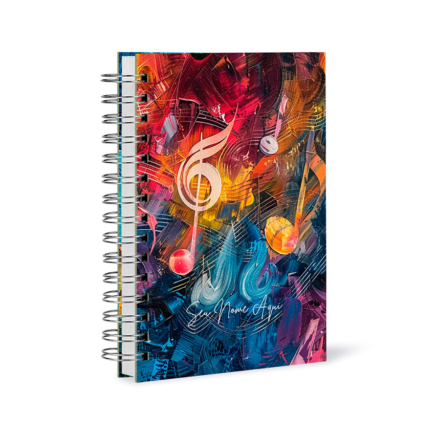 Agenda 2026 Personalizada Musical Paint