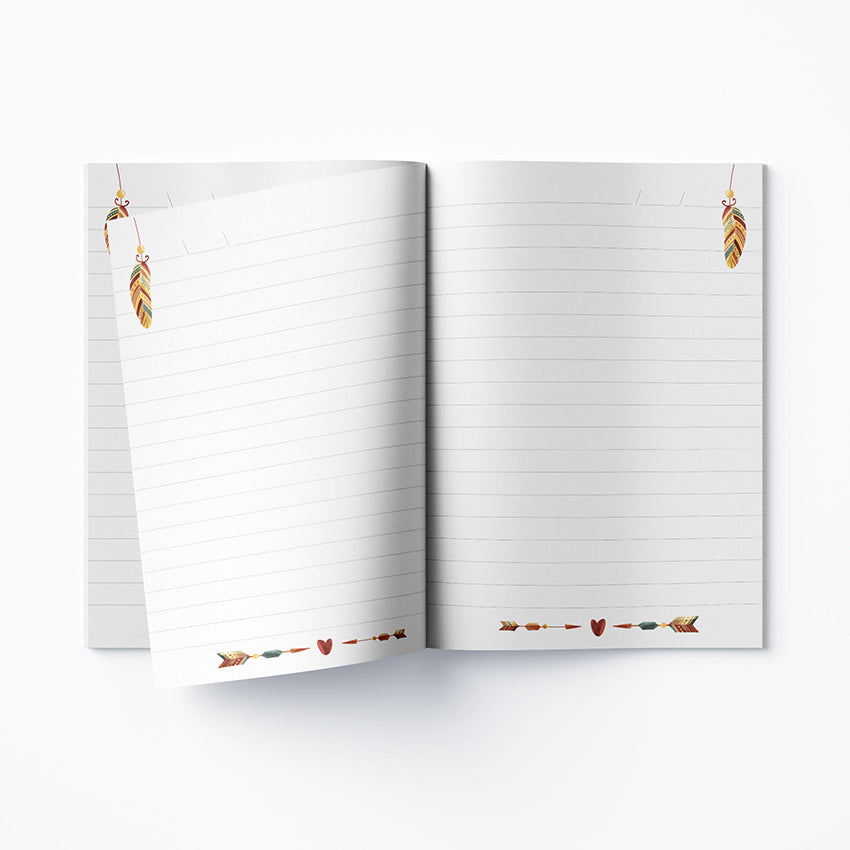 Caderno de Anotações Personalizado - Boho