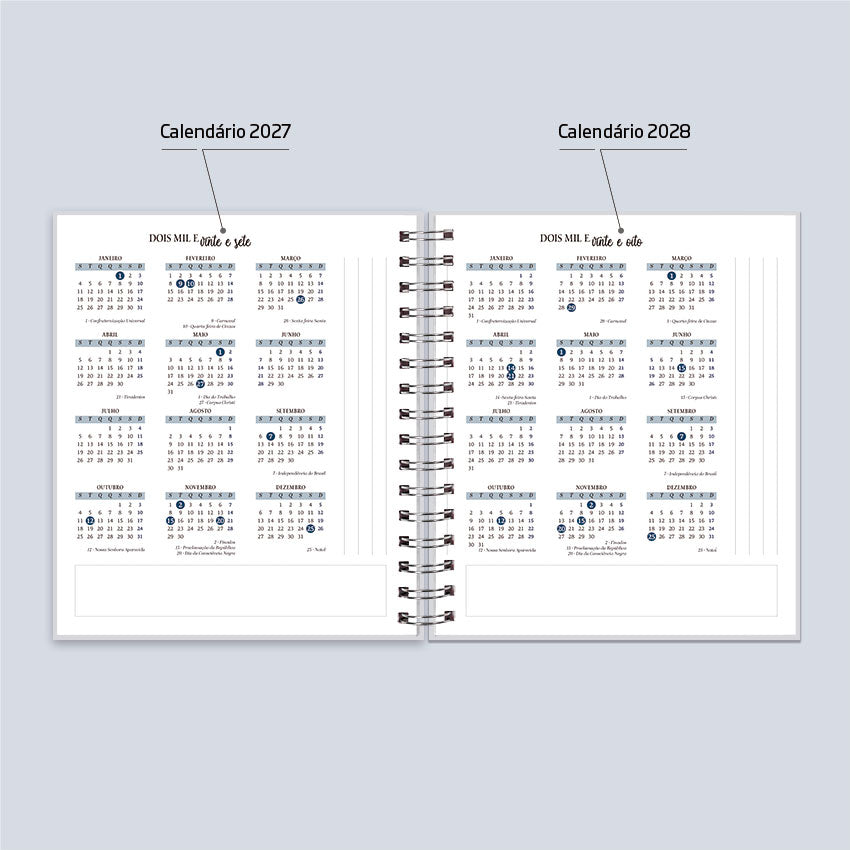 Planner 2027 Personalizado Energy Essencial Iron