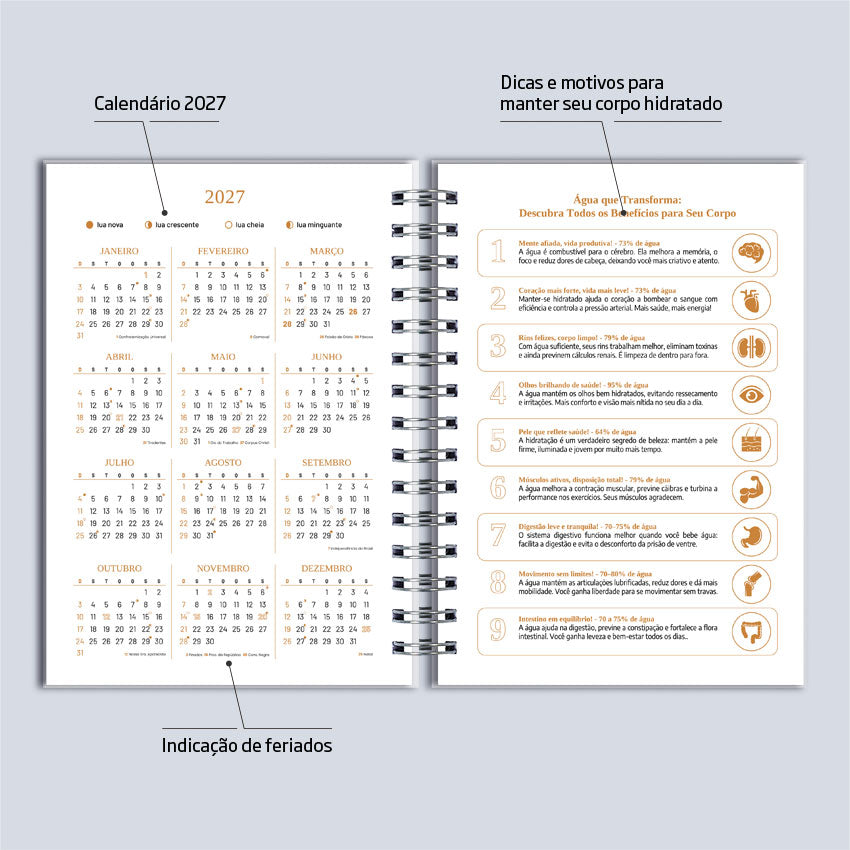 Caderno Personalizado Forms Essencial Névoa