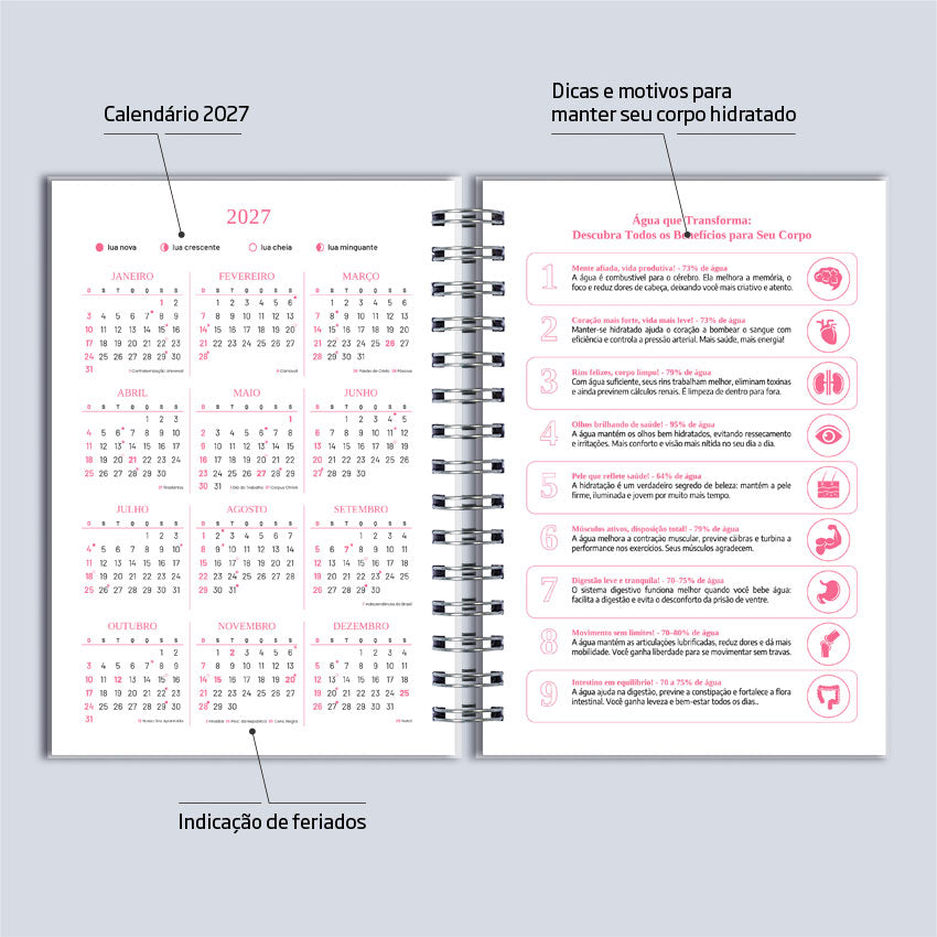 Caderno Personalizado Bloom Essencial Tulipa
