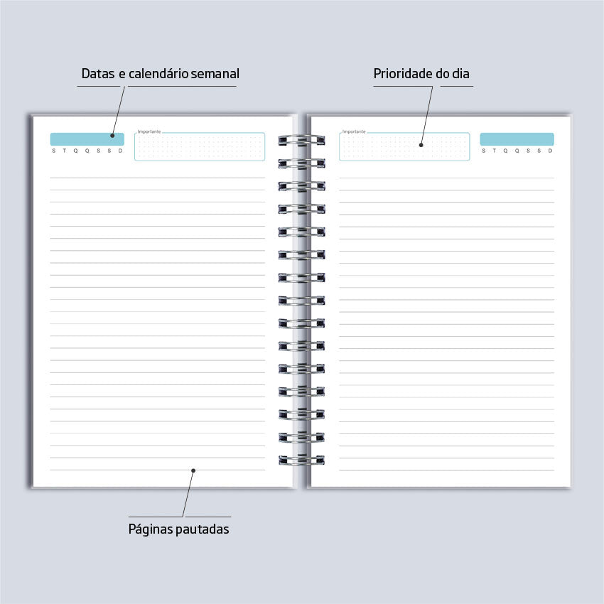 Caderno Personalizado Forms Essencial Basalto