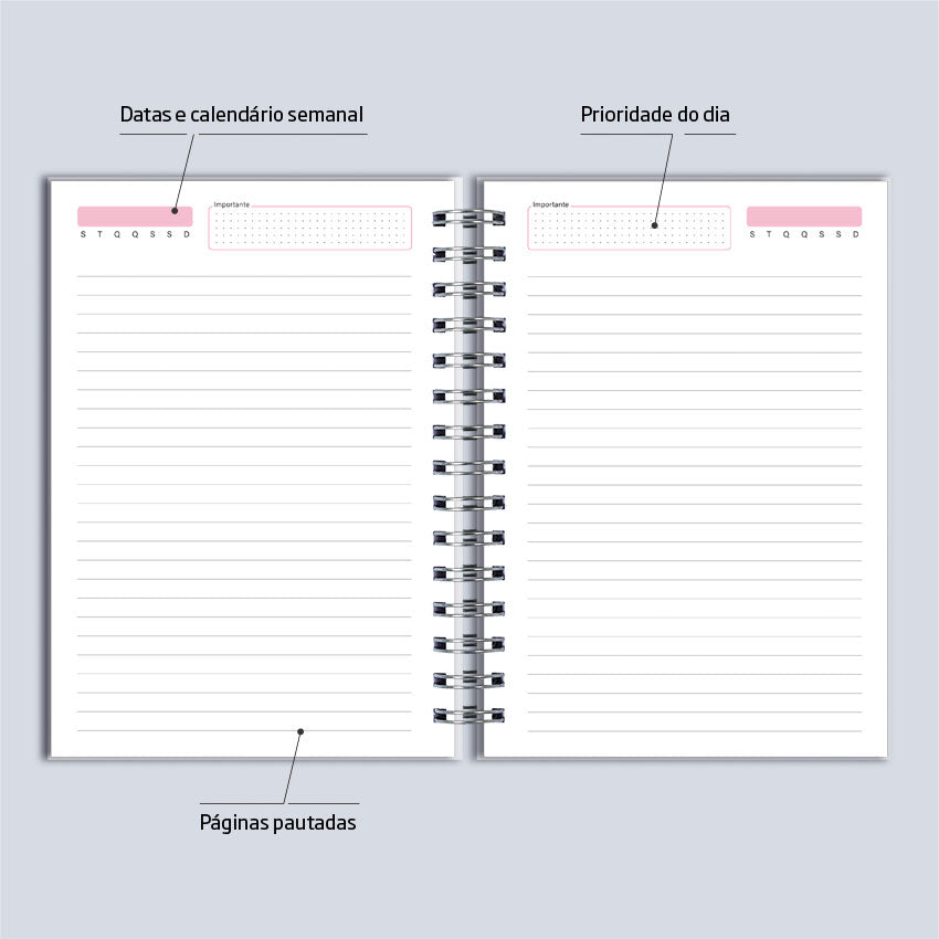 Caderno Personalizado Bloom Essencial Tulipa