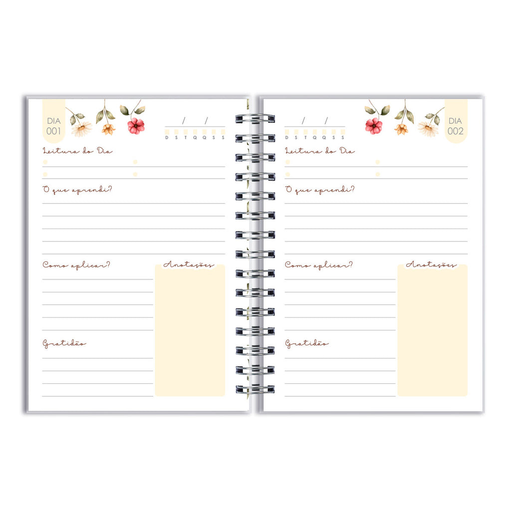 Caderno Devocional - Leitura da Bíblia